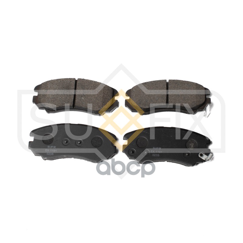 Колодки Тормозные Дисковые | Перед Прав/Лев | SUFIX арт. SX1191