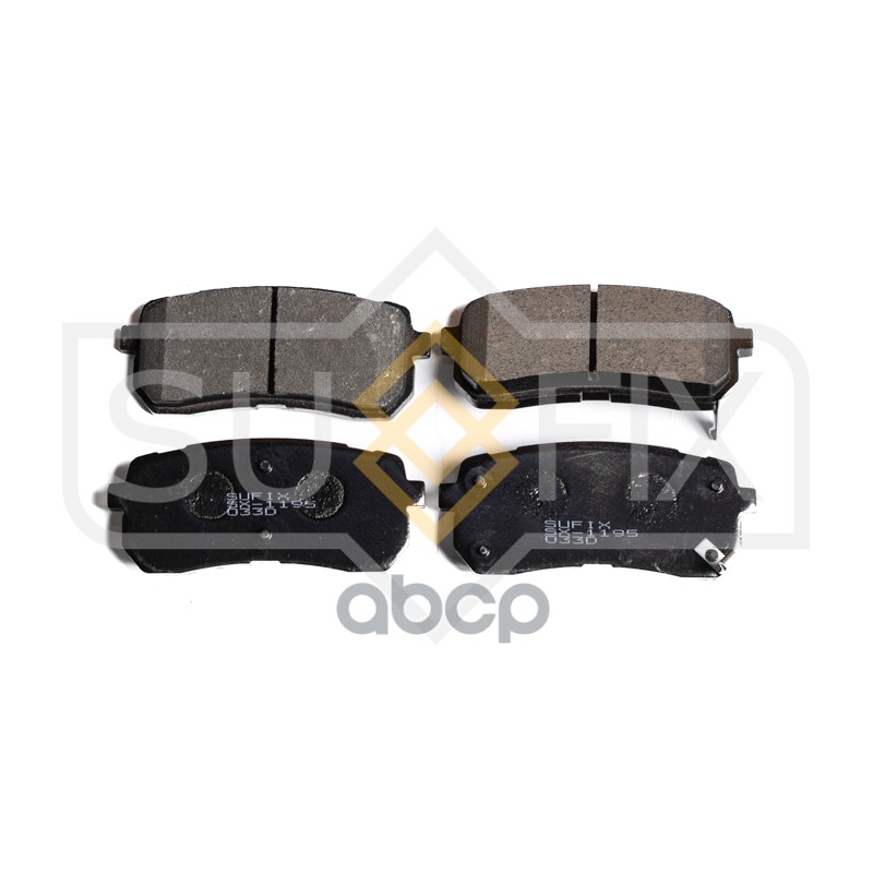 Колодки Тормозные Дисковые | Зад Прав/Лев | SUFIX арт. SX1195