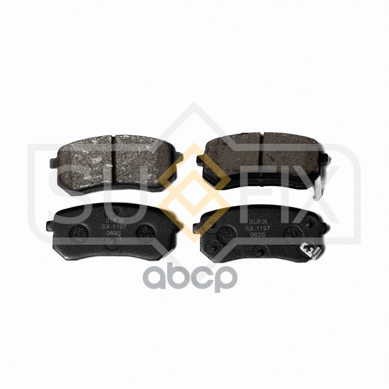 Колодки Тормозные Дисковые | Зад Прав/Лев | SUFIX арт. SX1197