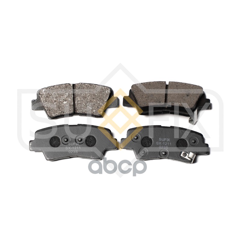 Колодки Тормозные Дисковые | Зад Прав/Лев | SUFIX арт. SX1211