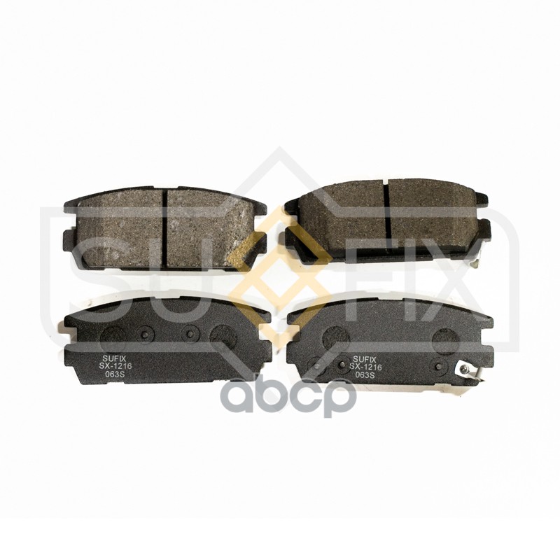 Колодки Тормозные Дисковые | Зад Прав/Лев | SUFIX арт. SX1216
