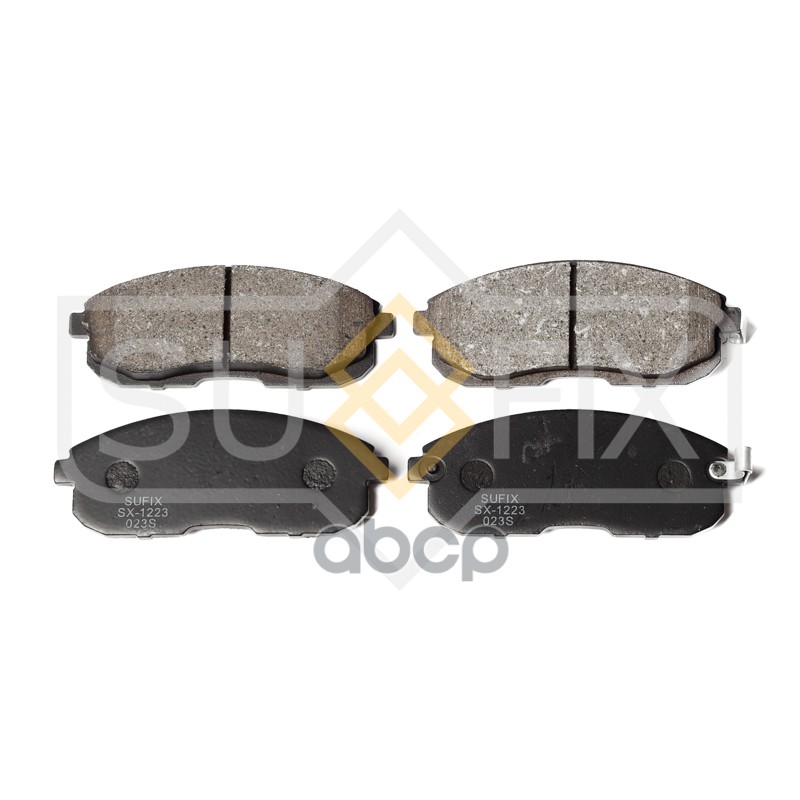Колодки тормозные передние INFINITI i30 3.0, NISSAN Maxima QX(A32) 2.0/(J30) 3.0 00/Teana 2.5/3.5 08 SX-1223 SUFIX арт. SX-1223