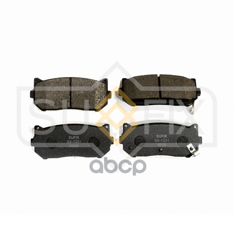 Колодки Тормозные Дисковые | Зад Прав/Лев | SUFIX арт. SX1231