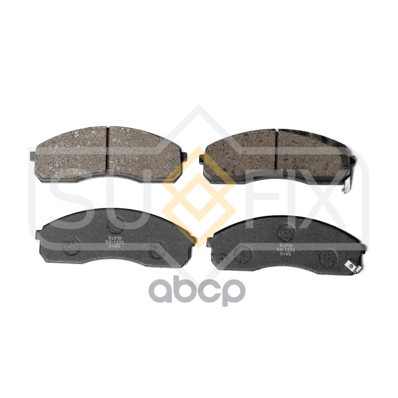 Колодки Тормозные Дисковые | Перед Прав/Лев | SUFIX арт. SX1233