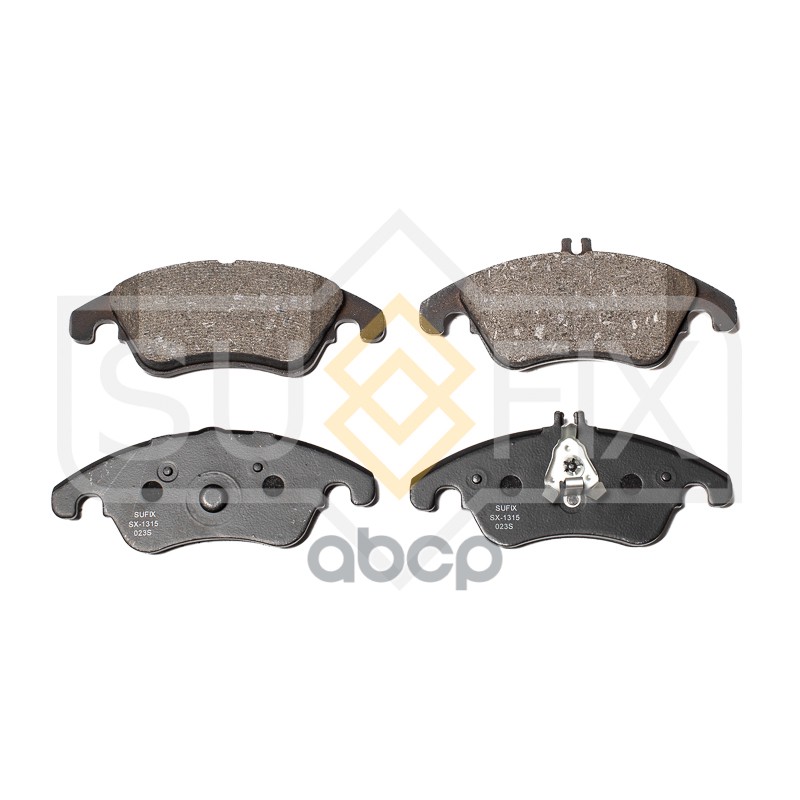 Колодки Тормозные Дисковые | Перед Прав/Лев | SUFIX арт. SX1315