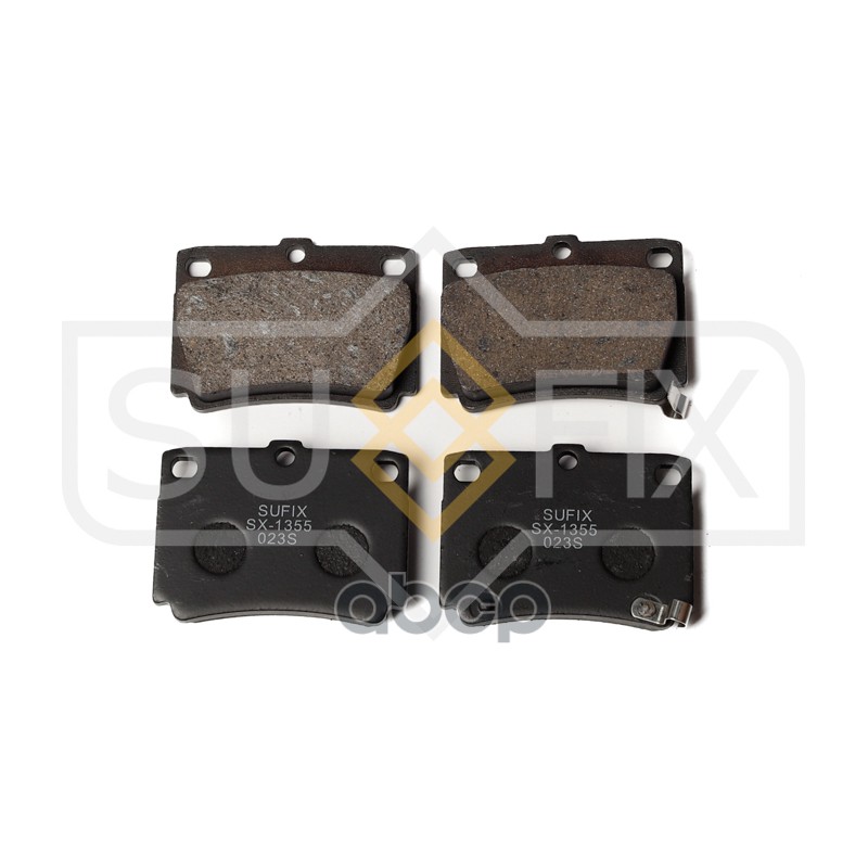 Колодки тормозные задние MITSUBISHI Pajero 2.5D/Pajero Sport 97 SX-1355 SUFIX арт. SX-1355