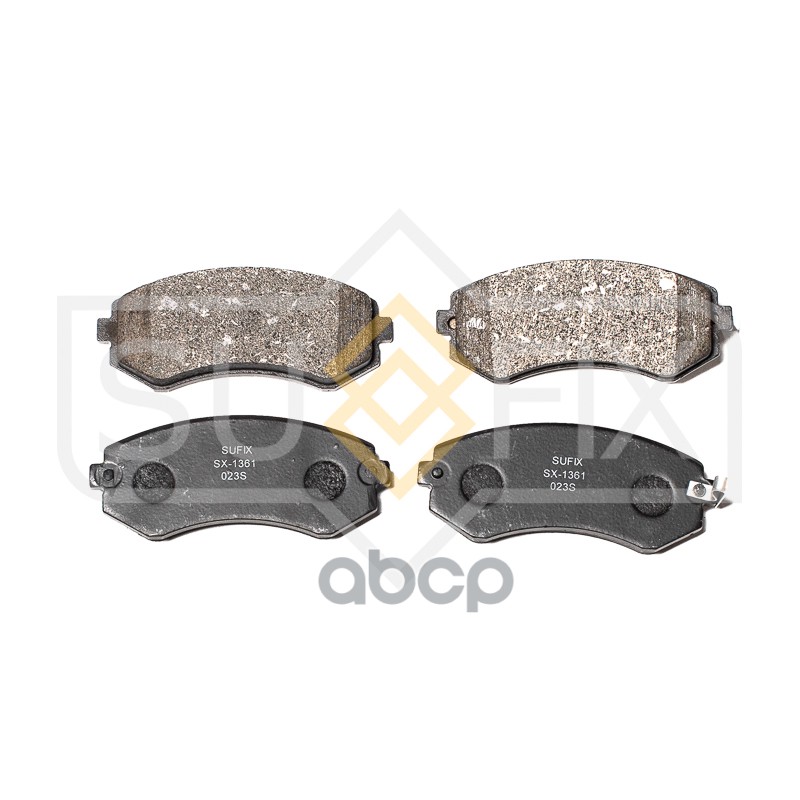 Колодки Тормозные Дисковые | Перед Прав/Лев | SUFIX арт. SX1361