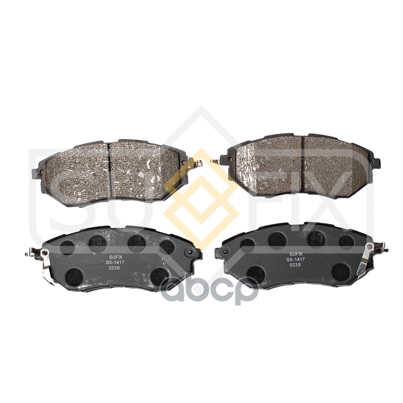 Колодки Тормозные Дисковые | Перед Прав/Лев | SUFIX арт. SX1417