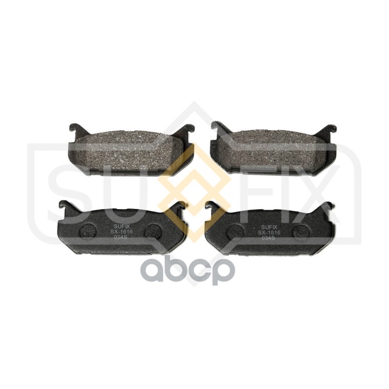 Колодки Тормозные Дисковые | Зад Прав/Лев | SUFIX арт. SX1616