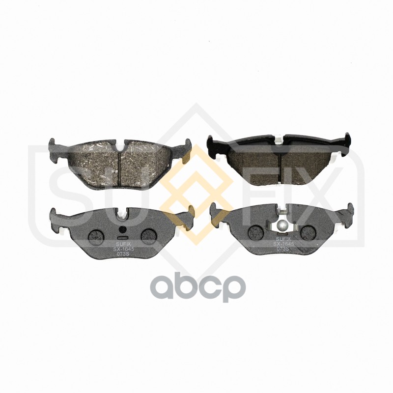 Колодки Тормозные Дисковые | Зад Прав/Лев | SUFIX арт. SX1645