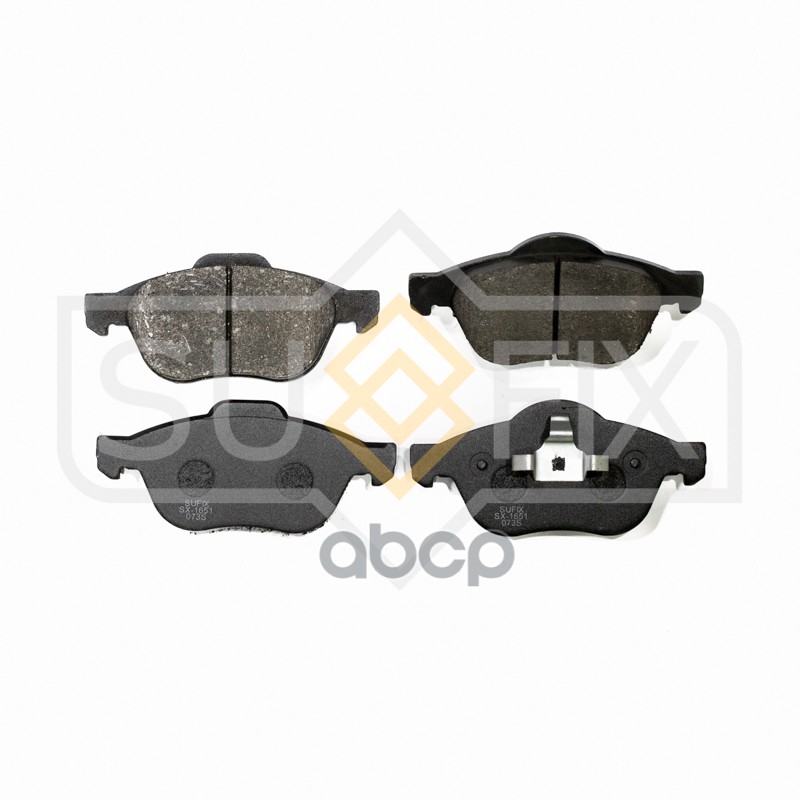 Колодки Тормозные Дисковые | Перед Прав/Лев | SUFIX арт. SX1651