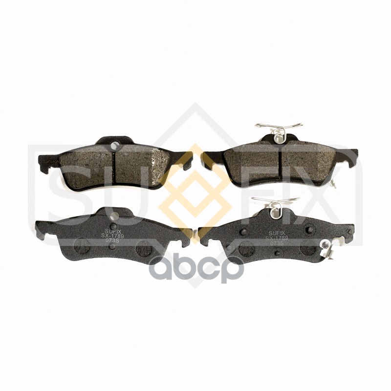 Колодки Тормозные Дисковые | Зад Прав/Лев | SUFIX арт. SX1789