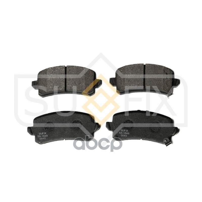 Колодки Тормозные Дисковые | Зад Прав/Лев | SUFIX арт. SX1849