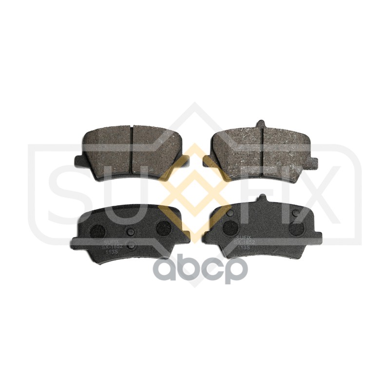 Колодки Тормозные Дисковые | Зад Прав/Лев | SUFIX арт. SX1852