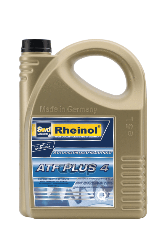 Масло трансмиссионное ATF Plus 4 (LT 71141) п/с (5л) SWD Rheinol арт. 30631,580