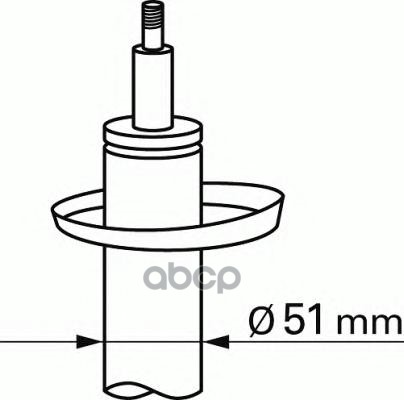 Амортизатор  Fr(R)  Peugeot 207 Sachs арт. 313681