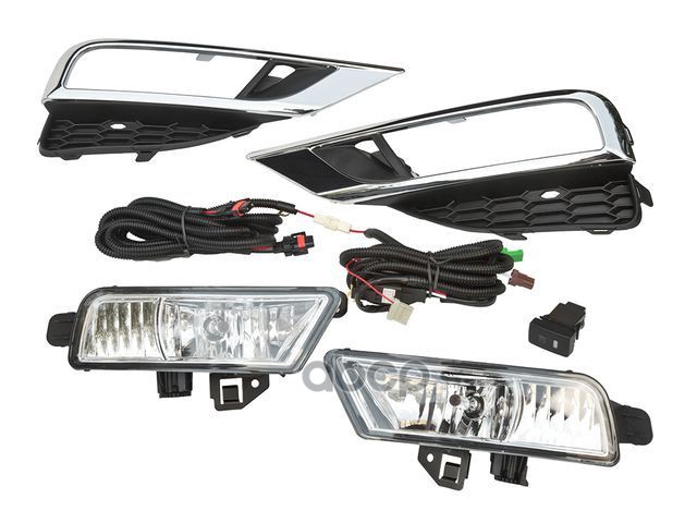 Фара Противотуманная (Птф) Левая+Правая Комплект С Решеткой  Проводкой И Кнопкой Хром Cr-V Iv 2015-2 Sailing арт. hdlhd79696