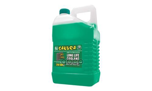 Антифриз Готовый Зеленый G11 10Л Sakura арт. 430201406