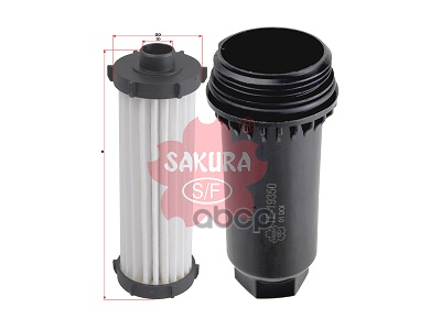 Трансмиссионный фильтр VOLVO XC60 2.0 2009 - 2012, VOLVO C30 2.0 2006 - 2 SAKURA TE19350 Sakura арт. TE19350