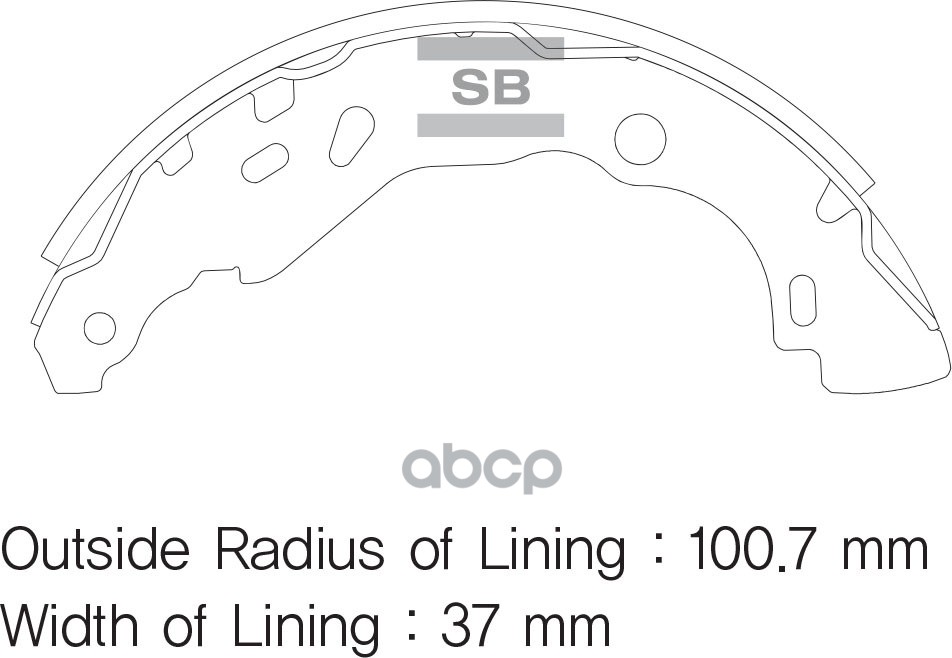 Колодки тормозные бар. RENAULT LOGAN/CLIO/SANDERO (203,2x39) торм.система BOSCH SA177 Sangsin brake арт. SA177