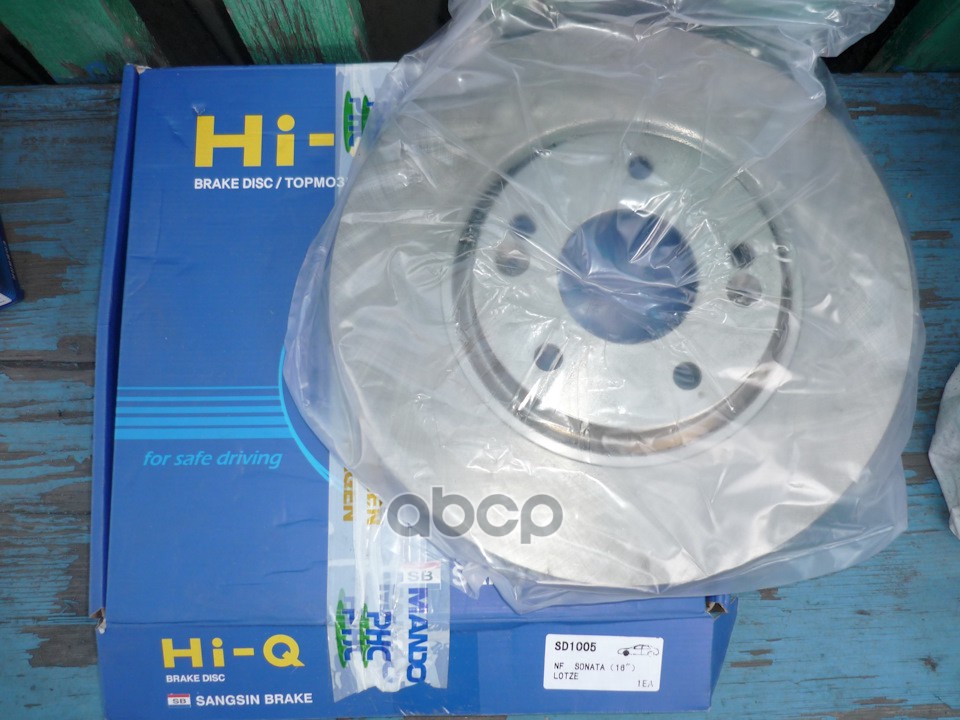 Диск тормозной передний Серия:HI-Q Диаметр:300мм. HYUNDAI CRETA, GRANDEUR (HG), i30 (FD) Sangsin brake арт. SD1005
