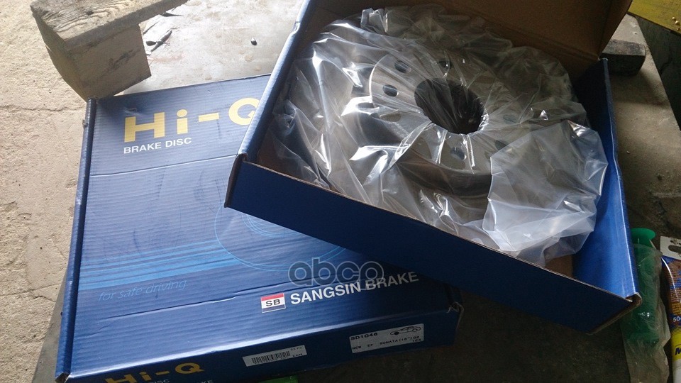 Диск тормозной Hyundai Sonata/Elantra 1.6/2.0/2.0CRDi 00-09 SD1046 Sangsin brake арт. SD1046