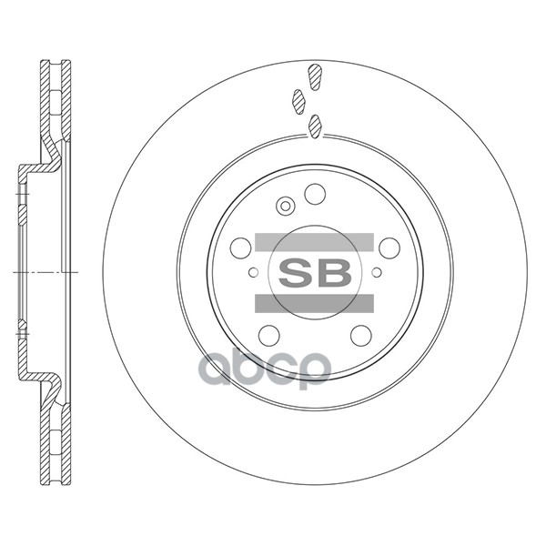 Диск тормозной GREAT WALL X DOG SD8534 Sangsin brake арт. SD8534