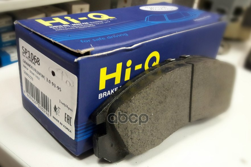 Колодки тормозные MITSUBISHI OUTLANDER 03/PAJERO 9000/00 передние SP1068 Sangsin brake арт. SP1068