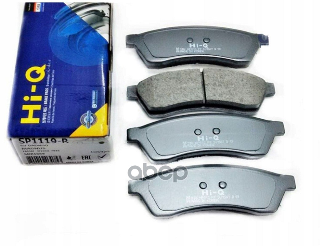 Колодки торм.дисковые Hi-Q GM-KOREA MAGNUS R Sangsin brake арт. sp1119-r