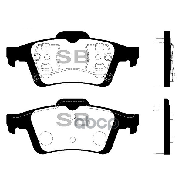 Колодки задние NISSAN PRIMERA P11/P12 SP1834 Sangsin brake арт. SP1834