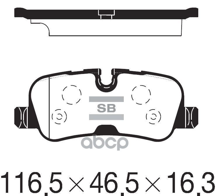 Колодки тормозные дисковые LandRover Discovery, Range Rover 4.4i V8/2.7TD V6 04 SP2234 Sangsin brake арт. SP2234