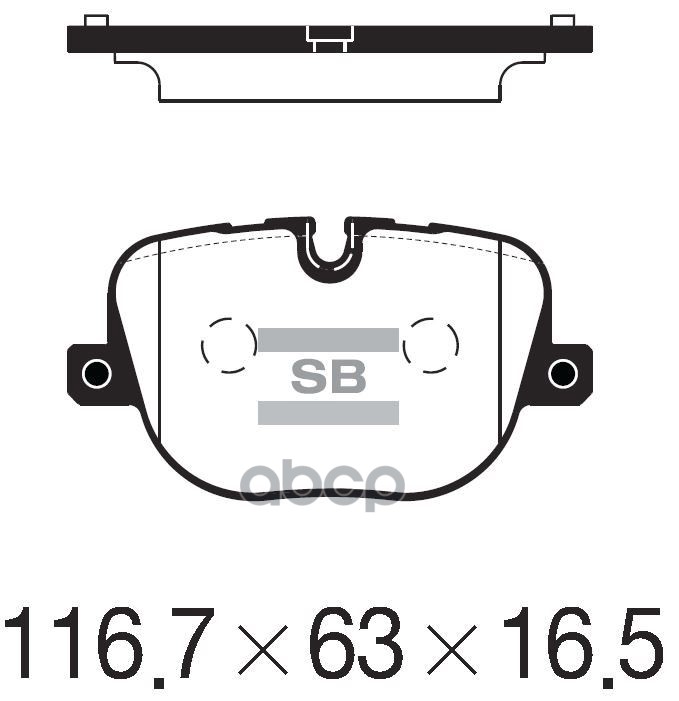 Колодки задние ПОДХОДЯТ ДЛЯ RANGE ROVER III 09-12, SPORT 09-13 SP2237 Sangsin brake арт. SP2237