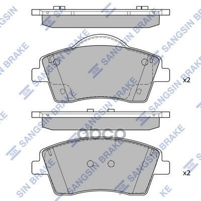 Тормозная колодка SP2588 Sangsin brake арт. SP2588