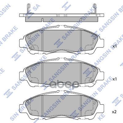 Тормозная колодка SP4110 Sangsin brake арт. SP4110