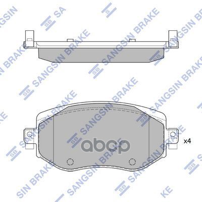Тормозная колодка SP4329 Sangsin brake арт. SP4329