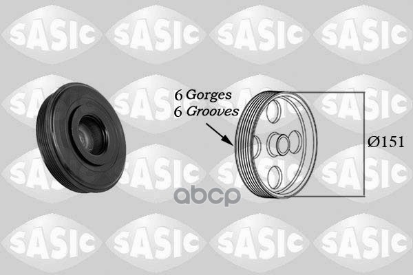 Шкив Коленвала Renault Laguna Ii  Vel Satis  Trafic Ii Sasic арт. 2154020