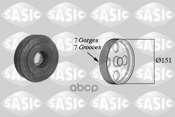 Шкив коленвала 2154021 Sasic арт. 2154021