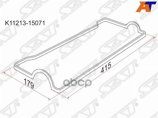 Прокладка клапанной крышки TY 4A-7AFE 91- (трамблер) Sat арт. K11213-15071