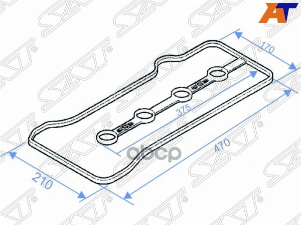 Прокладка клапанной крышки TOYOTA WISH,PREMIO,OPA 1AZFSE 01- Sat арт. K11213-28041