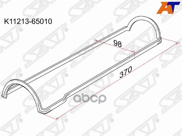 Прокладка клапанной крышки TY 3VZ-E VZN130 LH=RH Sat арт. K11213-65010