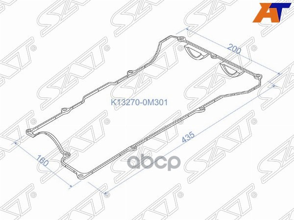 Прокладка клапанной крышки NS GA13DE, GA15DE, 91- B14/N15, Y10 Sat арт. K13270-0M301