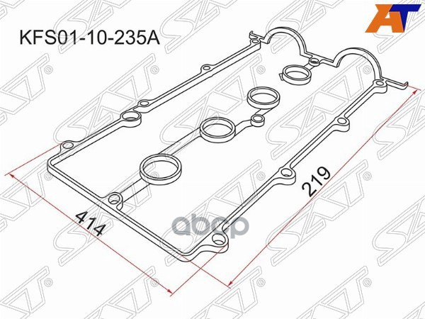 Прокладка клапанной крышки MZ FP, FS, 92-97 Sat арт. KFS01-10-235A