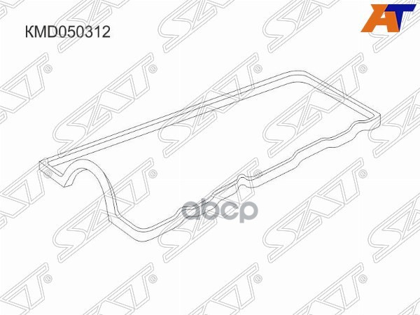 Прокладка клапанной крышки Mitsubishi Delica 89-07 / L200 86-05 4D55;4D55T;4D56;4D56T;4D56TD;D4BA;D4 Sat арт. KMD050312