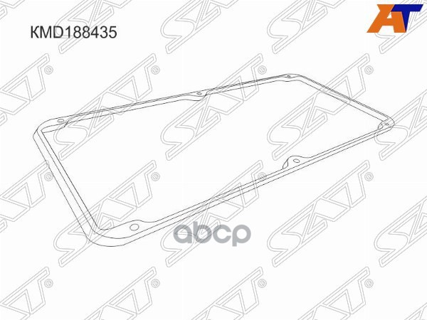 Прокладка клапанной крышки MMC 4G63/4G64 SOHC, E5#/7#/8#, N1#/2#/3#/4#, PA#/PB#/PD# 92-07 Sat арт. KMD188435