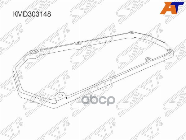 Прокладка клапанной крышки Mitsubishi Delica 94-07 / Pajero 97-20 6G72 Sat арт. KMD303148