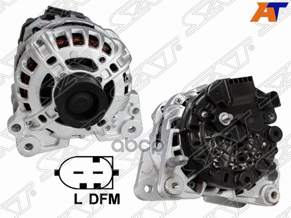 Генератор AUDI A3 03-12/SKODA RAPID 12-/VW POLO 2010- (CFNA/CAXA/BTS) Sat арт. ST-03C903024E