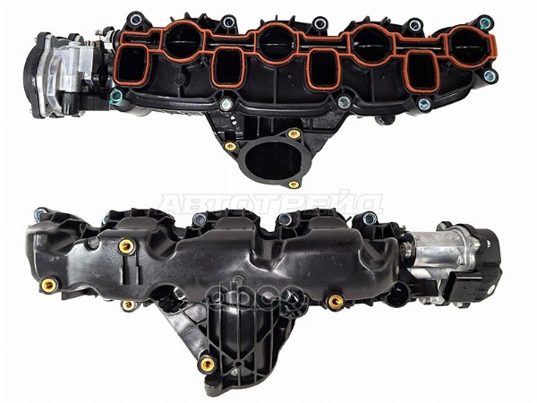 Коллектор впускной (С приводом заслонки) Audi A3 08-13 / A4 08-15 Sat арт. ST-03L129711