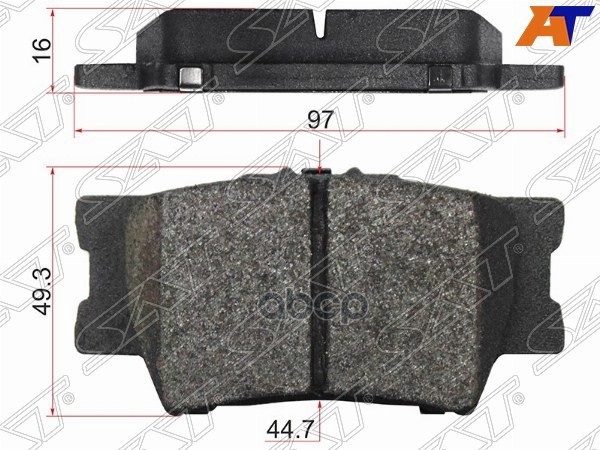 Колодки тормозные (Сзади) Toyota Camry (XV40,XV50) 01-21 / Harrier 13-20 Sat арт. ST-04466-33180
