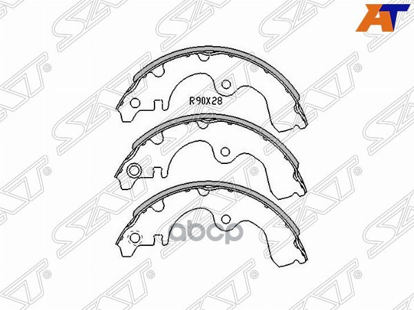 Колодки тормозные Барабанные Tercel/Corsa AL20/21 82-89 EL30/31/NL30 86-90, Corolla2 AL20/21/EL3 Sat арт. ST0449510120