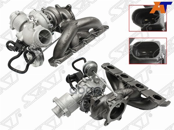 Турбина Audi A4 08-15 / A5 07-16 CADA;CAEA;CAEB;CDNB;CDNC;CDZA;CFKA;CPMA;CPMB Sat арт. ST-06H 145 702 S